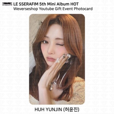 Le Sserafim 5th Mini Album HOT Weverse Shop Youtube Gift Event