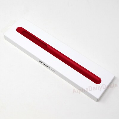 Genuine OEM Apple Pencil Pro 1st 2nd Gen Case Holder Cover - Red