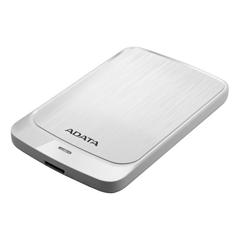 ADATA HV320 1TB White SLIM External HDD Storage Portable USB 3.2