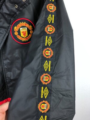 Vintage 90's Umbro Manchester United Football Jacket Soccer Bomber
