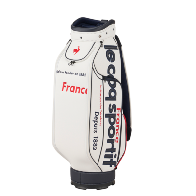 Le Coq Sportif Golf Cart Bag Graphic 9.5 x 47 in 2024 Model White