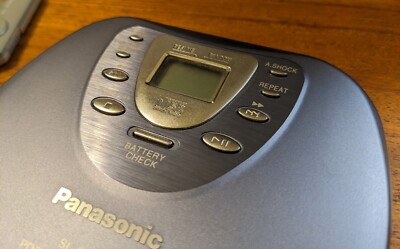 Panasonic SL-SX510 S-XBS 40 Sec Anti-Shock Portable CD Player Blue