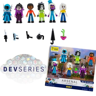 Roblox DEVSERIES Jailbreak Arsenal Reloaded RIVALS Action Figures