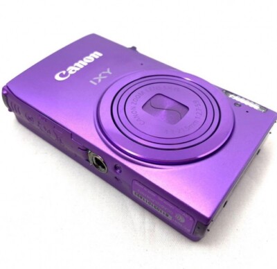 Canon IXY 430F 430 F 16.1 MP Compact Digital Camera Silver Purple