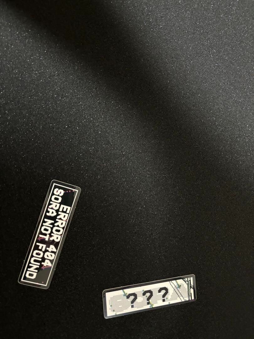 WALLHACK SKYPAD 3.0 ERROR 404 SORA NOT FOUND Glass Mouse Pad w