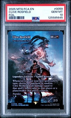 2025 MTG FINAL FANTASY: THROUGH THE AGES FOIL #0059 CLIVE ROSFIELD