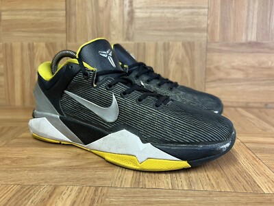 RARE🔥 Nike Kobe 7 VII Black White Del Sol Lakers Sz 6Y Boys Shoes