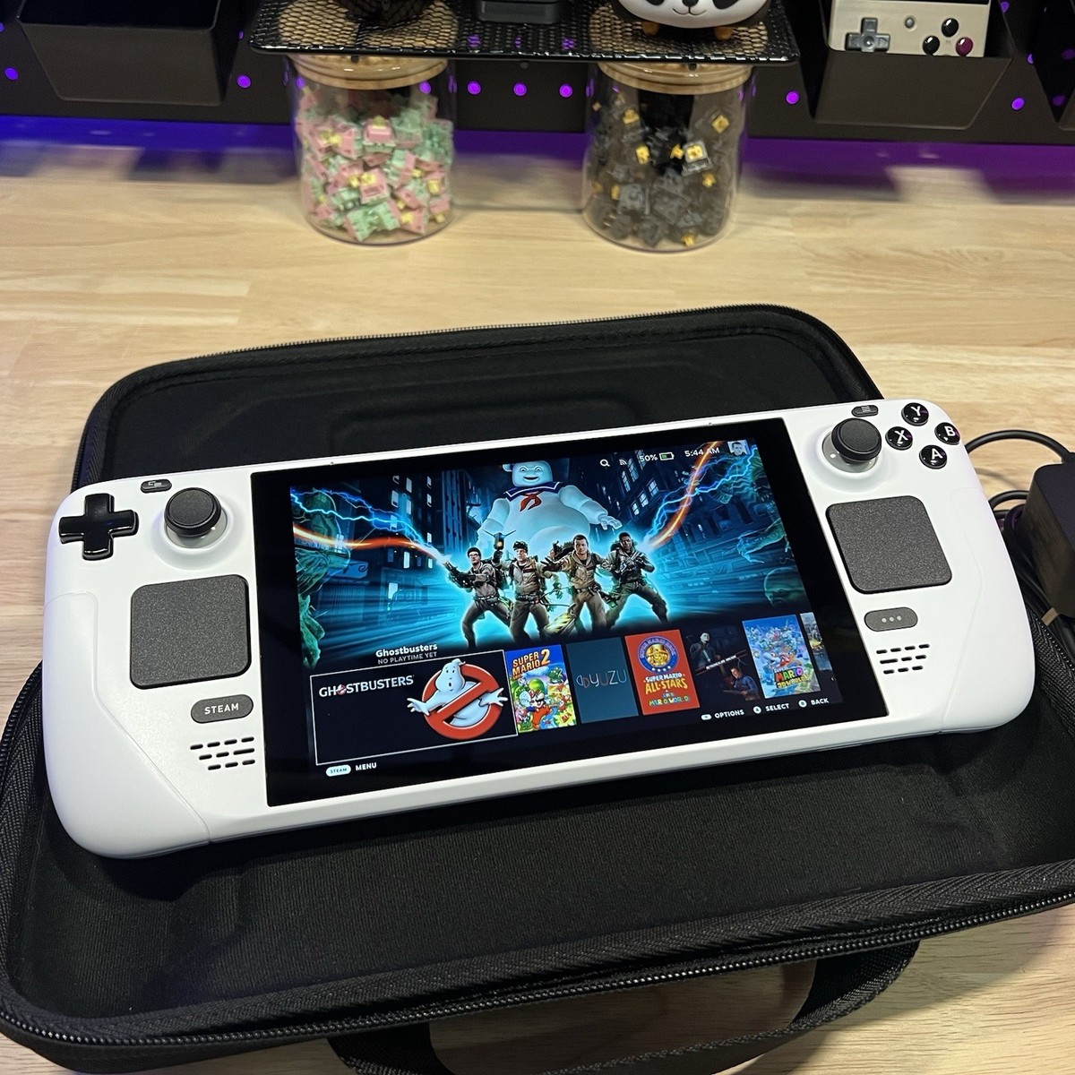 Custom Valve Steam Deck LCD 1TB Handheld Gaming Console - White