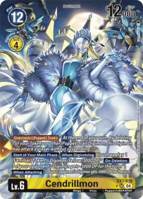Digimon TCG Liberator Super Rare Cendrillmon EX7-030 [Alternate