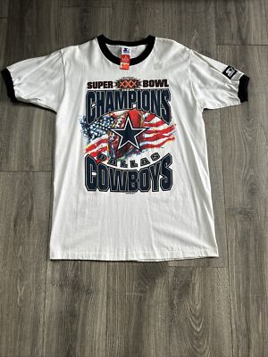 Vintage Dallas Cowboys Super Bowl 30 T Shirt Adult Medium Starter