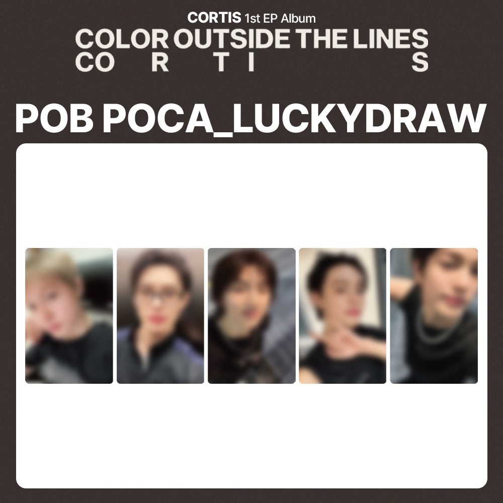 SET] CORTIS 1st EP Album [ COLOR OUTSIDE THE LINES ] YZY : yizhiyu