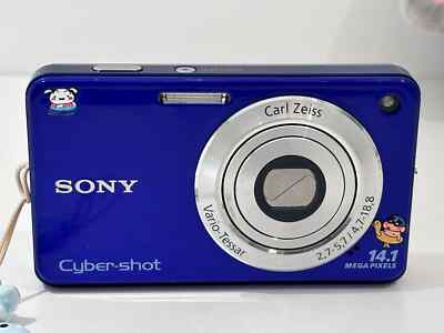 Sony Cyber-shot DSC-W560 14.1MP Digital Camera Electric Blue