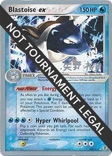 PSA 9 Pokemon Blastoise ex World Championship Promo Card #104