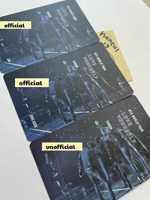 BTS JIMIN Love Yourself Europe Blu-ray official Photocard LYS