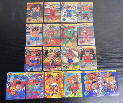 1991-92 Bandai Carddass Street Fighter II Card sub set #1-#18