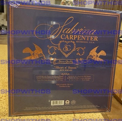 Sabrina Carpenter Short n' Sweet Bonus Track Moonlight Vinyl LP