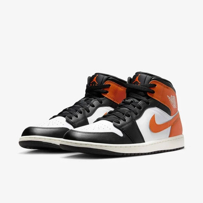 Nike Air Jordan 1 Mid Black Toe Starfish DQ8426-801 Mens GS New | eBay