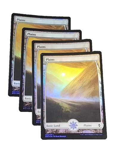 Complete Set Of 4 MTG Plateau 3x Revised 3rd Edition 1x Unlimited
