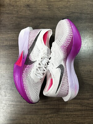 Nike ZoomX Vaporfly Next% 3 White Vivid Purple DV4129-104 Men's