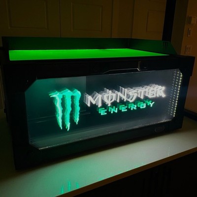 Monster Energy G Style1 Series Mini Fridge Cooler Open Box Like
