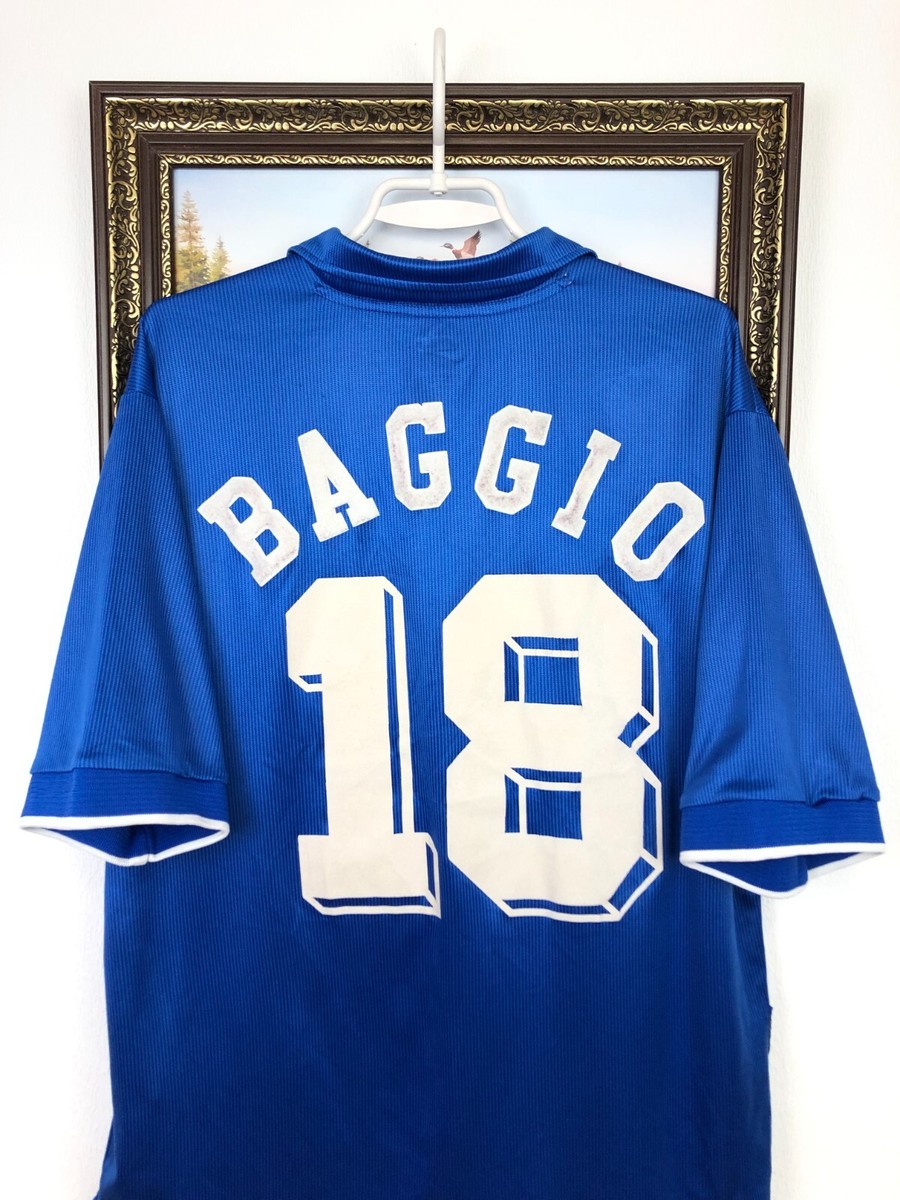 Vintage Nike Italy Home football shirt 1998 Soccer Jersey #18