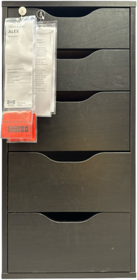New IKEA ALEX Black-Brown Drawer Unit 36x70 cm (14 ⅛x27 ½