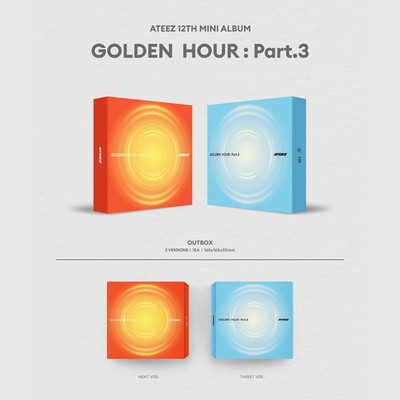 GOLDEN HOUR : Part.3 [HEAT Ver.] [hello82 Exclusive] by ATEEZ CD