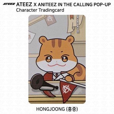 ATEEZ X ANITEEZ IN THE CALLING POP-UP MD Trading Card Unit KPOP K