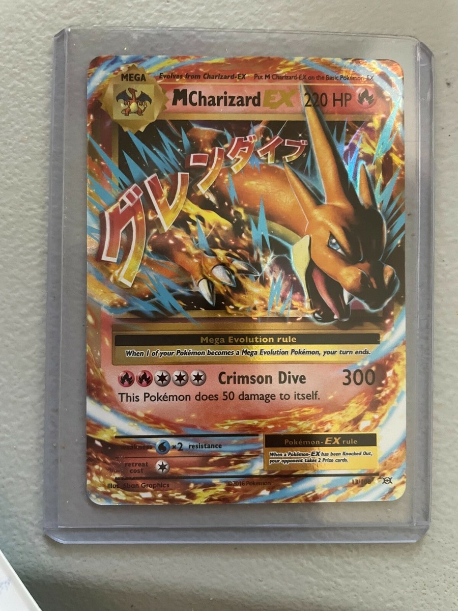 Pokemon MEGA MCharizard EX Crimson Dive HP220 Holo Star Graphics