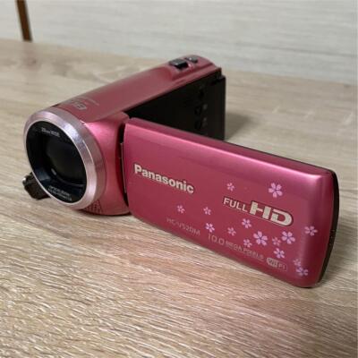 Panasonic HC-V520M Pink Digital HD Video Camera Memory 32GB 50x