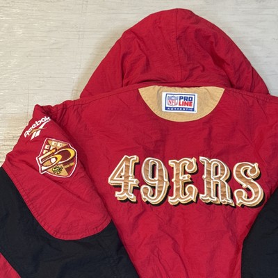 Vintage NFL 90s Reebok San Francisco 49ers Full Zip Hooded Jacket