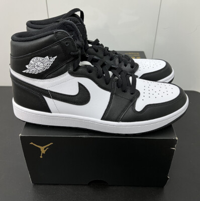 New Nike Air Jordan 1 Retro High Golf Panda Black White DQ0660 101