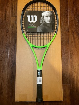 Wilson Blade 98 (16x19) V7 Tennis Racquet -- Reverse Green - Grip