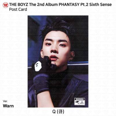 The Boyz Phantasy Pt.2 Sixth Sense Q Photocard Postcard KPOP K-POP