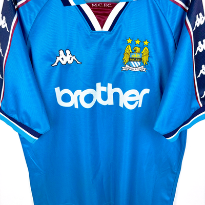 Original Manchester City 1997/1998/1999 Kappa Home Football Shirt