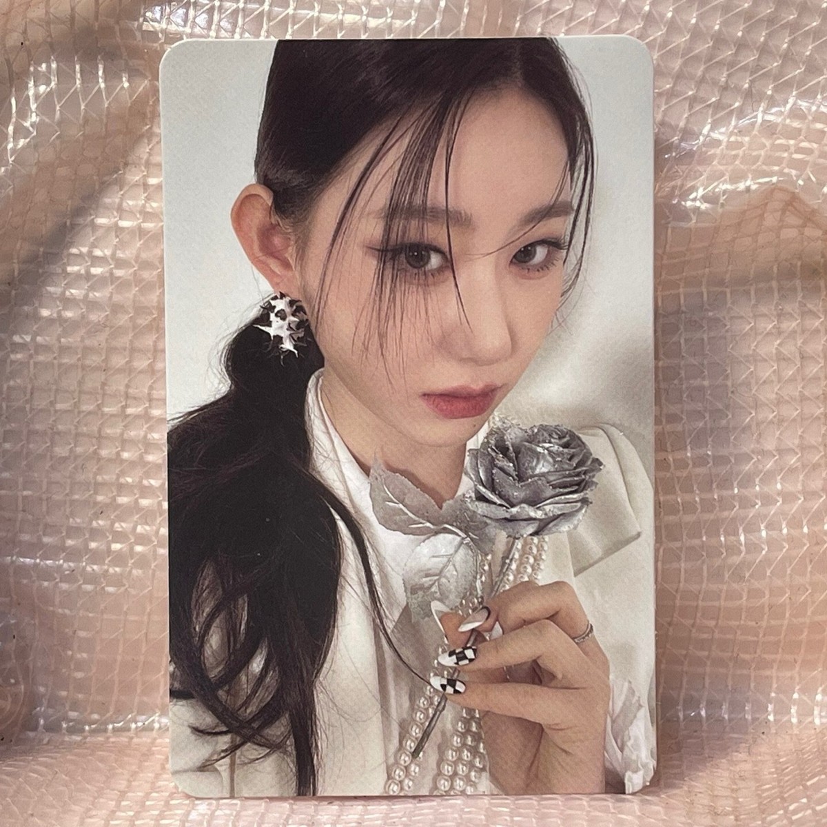 Chaeryeong Official Photocard ITZY Checkmate Album Kpop Top Loader