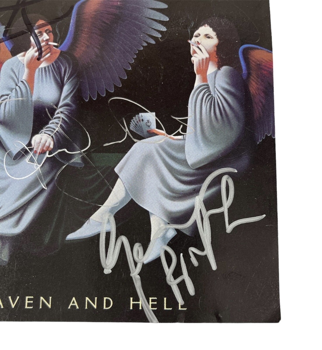 Black Sabbath Ronnie James Dio Signed Autographed Heaven And Hell
