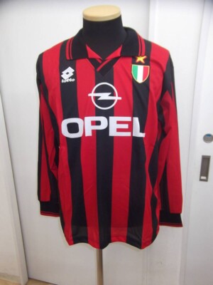 New Roberto Baggio 18 AC Milan 1996 1997 Home Football Shirt