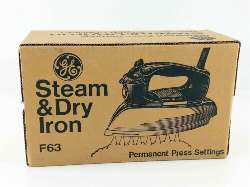 Vintage GE General Electric Light N Easy Steam & Dry Iron Powder