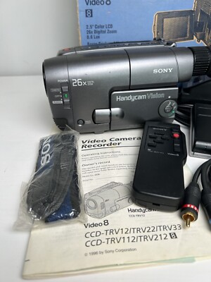 Sony Handycam Vision Video 8 CCD-TRV112 Camcorder Parts