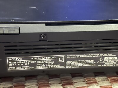 Sony SA-ST5000 Soundbar | eBay
