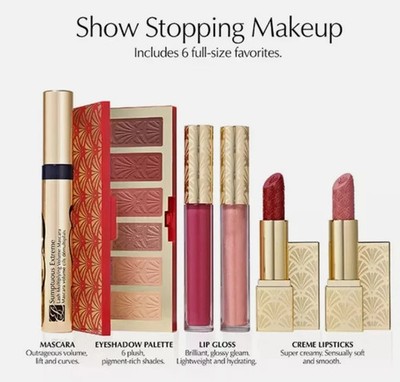 Estee Lauder Blockbuster Holiday Make Up Gift Set $624 31pc 12