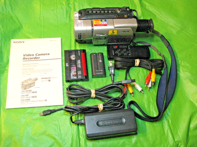 Sony CCD-TRV87 Hi8 Analog Camcorder - Record Transfer Play Video