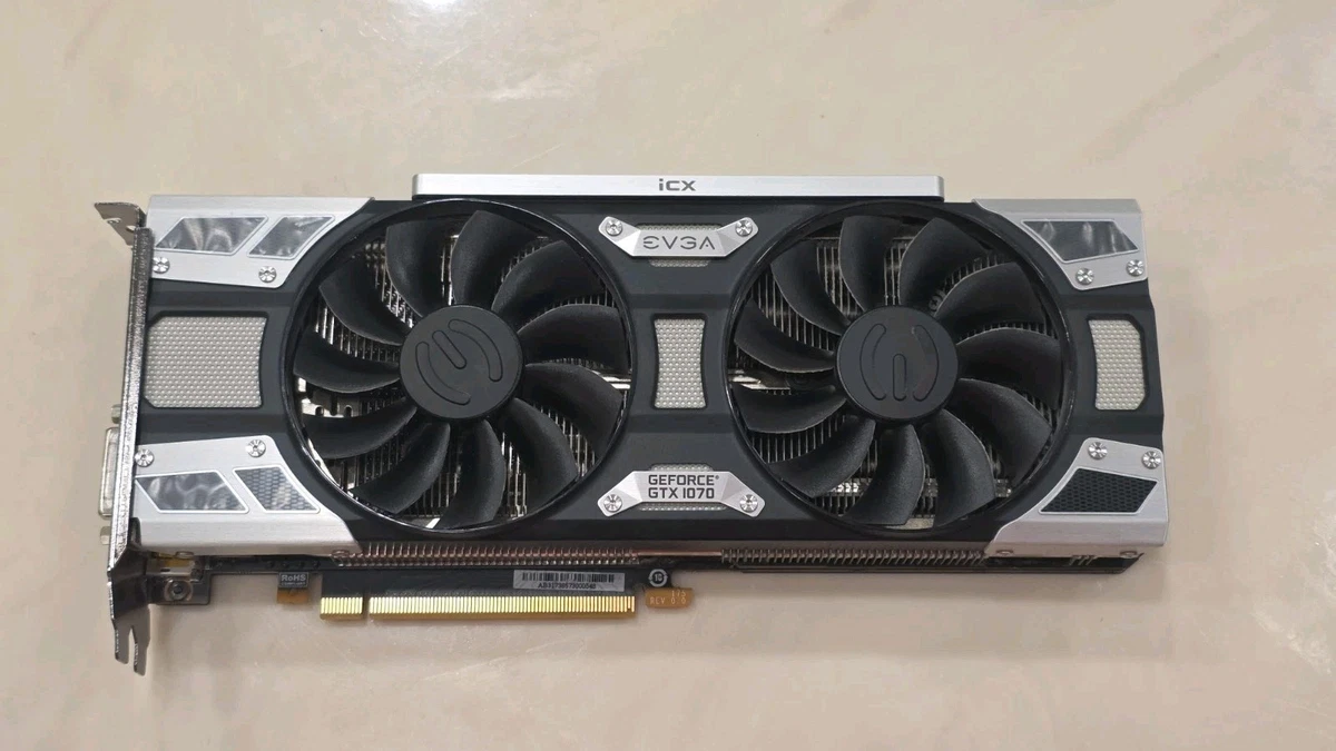 EVGA NVIDIA GeForce GTX 1070 8 GB Memory Computer Graphics Cards