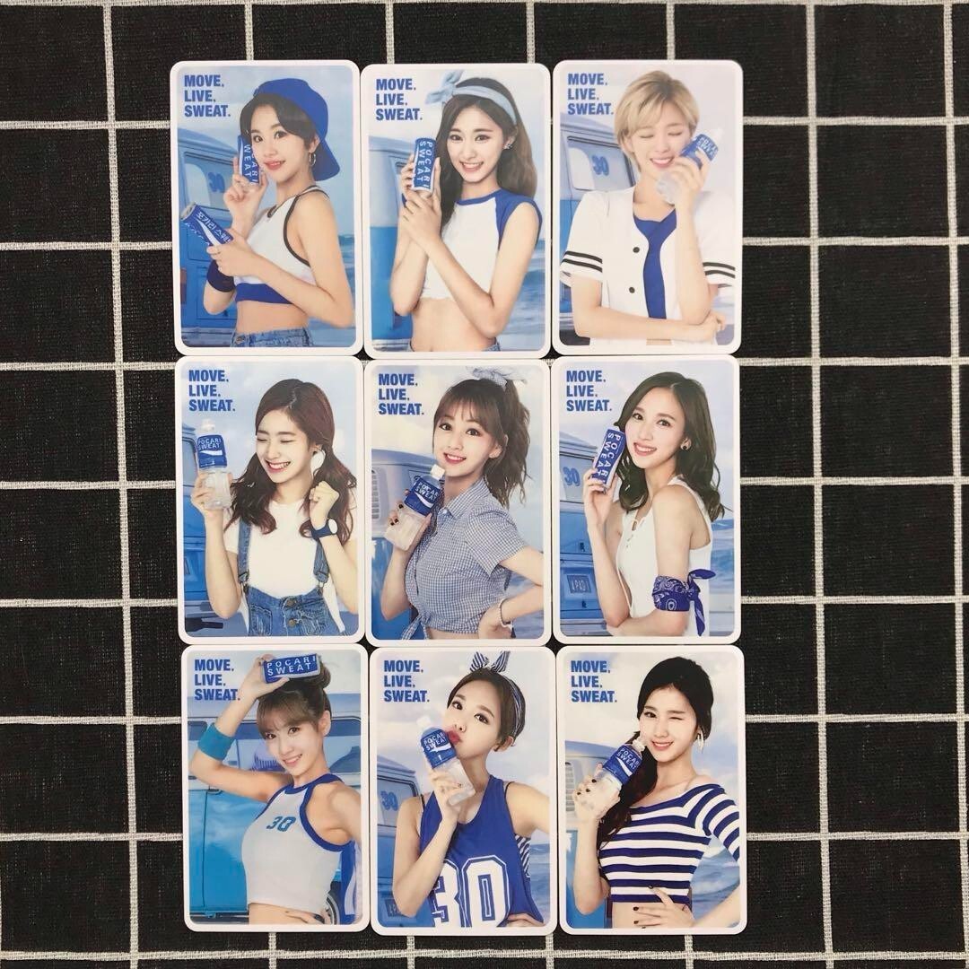 TWICE POCARI SWEAT RARE Limited Photocards PSA KPOP | eBay