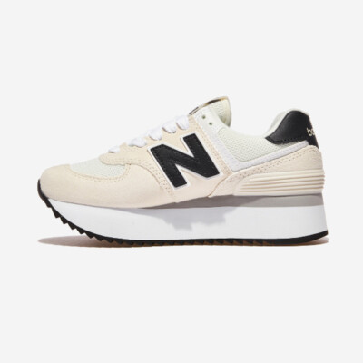 New Balance 574+- Ivory / WL574ZAH / Womens Shoes Sneakers