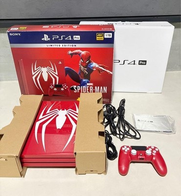 SONY PS4 PlayStation 4 Pro 1TB Marvel's Spider-Man Limited Edition