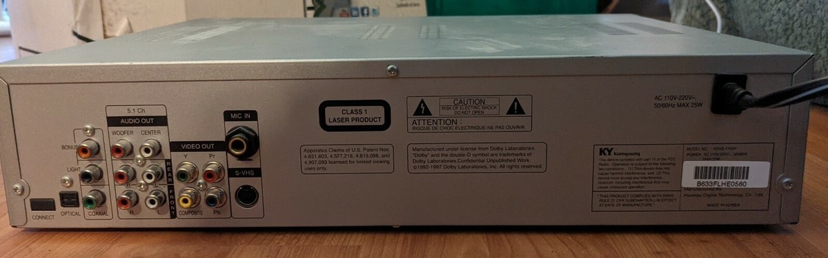 K POP KY Kumyoung KDVD-1100H Karaoke & Dvd Player Tested Working