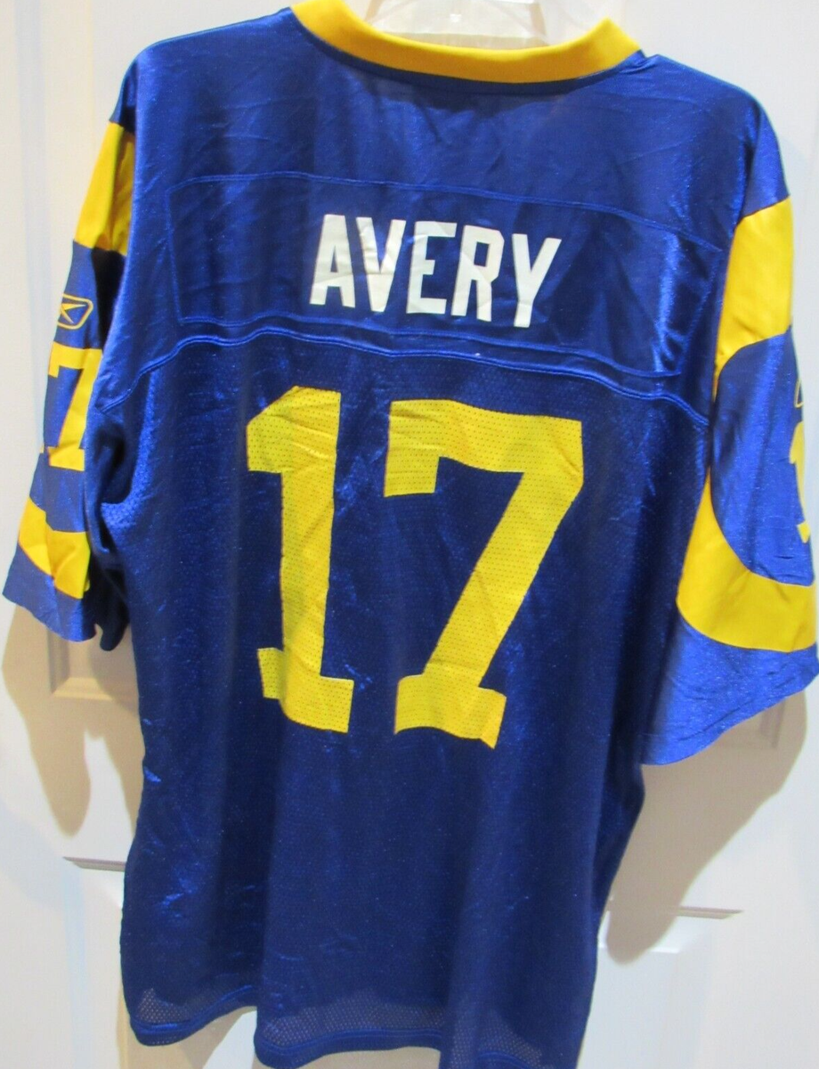 DONNIE AVERY # 17 St. Louis Rams NFL Football Jersey men's XL