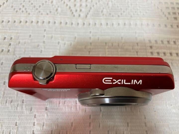 CASIO EXILIM EX-ZS100 Digital Camera Red 14.1MP 12.5x Optical Zoom